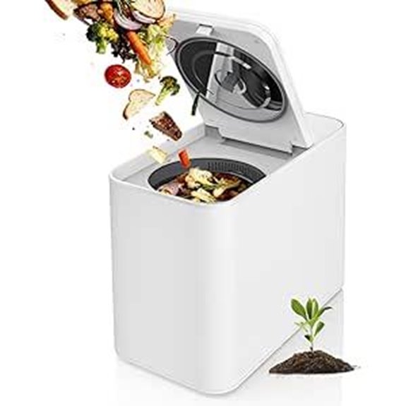 3L Electric Compost Bin with Auto-Cleaning