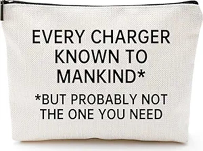 Travel Cable Organizer Pouch for Electronics