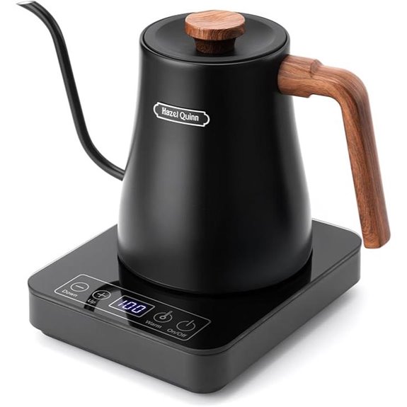 Hazel Quinn Electric Kettle 0.8L Fast Boil Steel