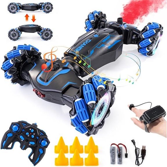 4WD RC Gesture Sensor Car with Lights and Flips
