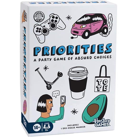 Hasbro Priorities Party Game for Adults & Teens