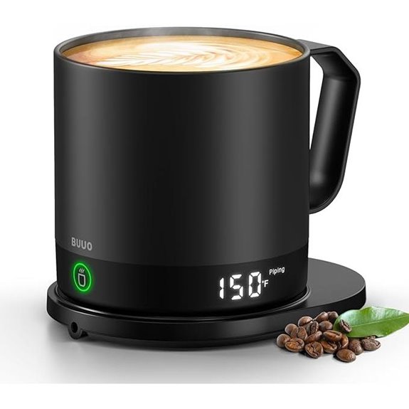 Self-Heating Coffee Mug with LED Display