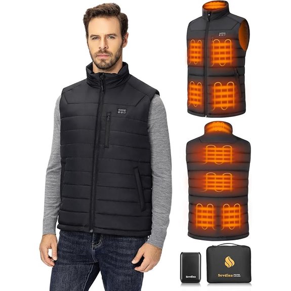 Men’s Heated Vest with Battery Pack (16,000mAh)