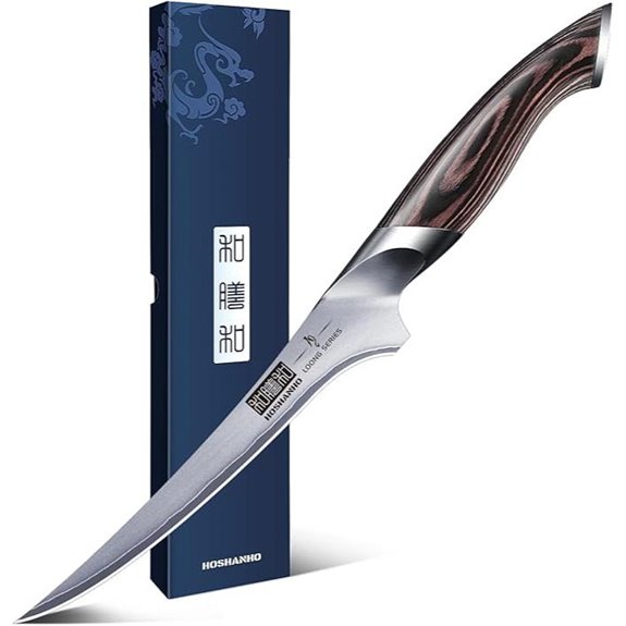 HOSHANHO 7-Inch High Carbon Steel Fillet Knife