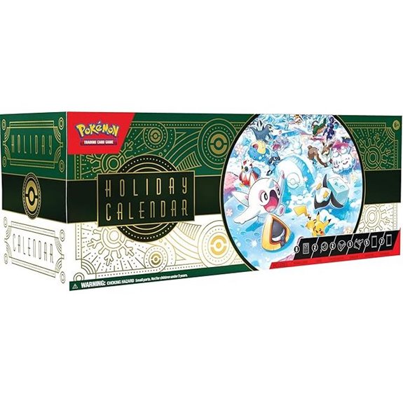 Pokémon TCG: Holiday Calendar (8 Foil Promo Cards 5 Booster Packs & More)