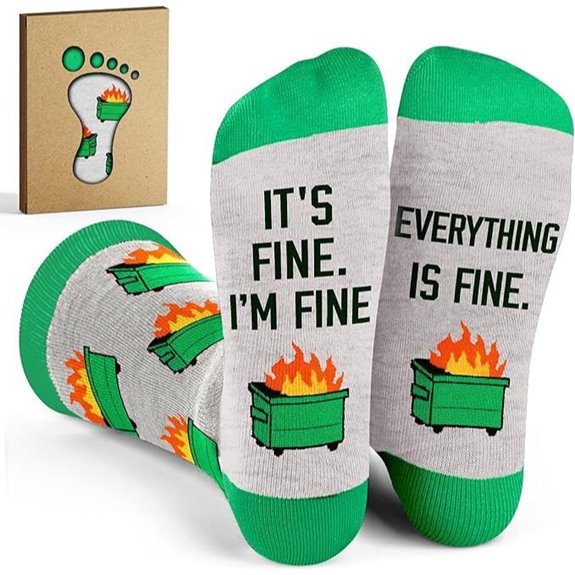 VICRAZY Funny Coworker Socks – Christmas Office Gift