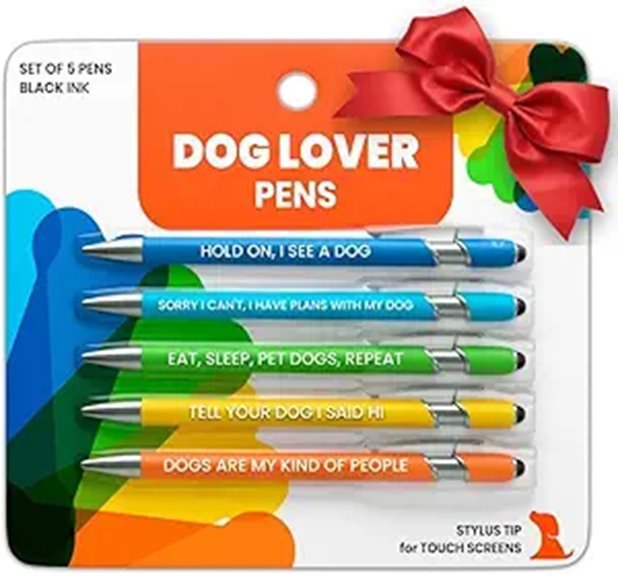 humorous dog quote pen