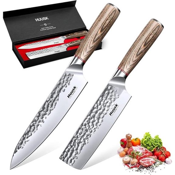 Huusk Japanese Chef Knife Set (2-Piece)