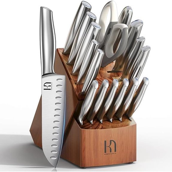 Japanese 17-Piece High Carbon Stainless Steel Knife Set