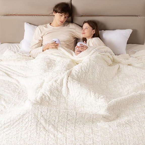 Bearhug King Size Electric Blanket with Dual Controls