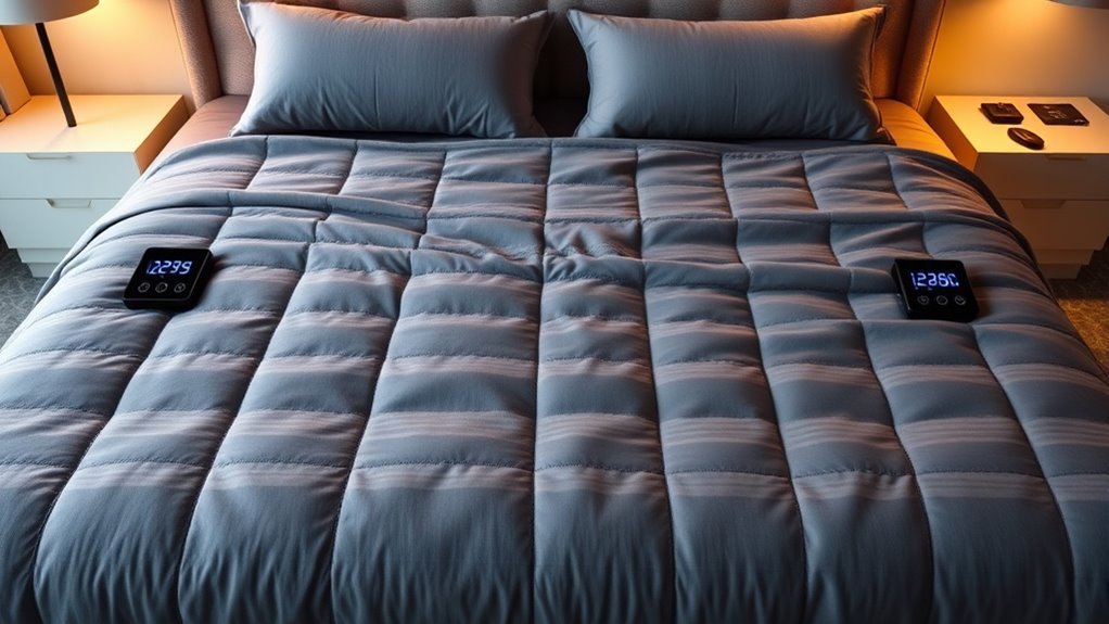 king size dual control features