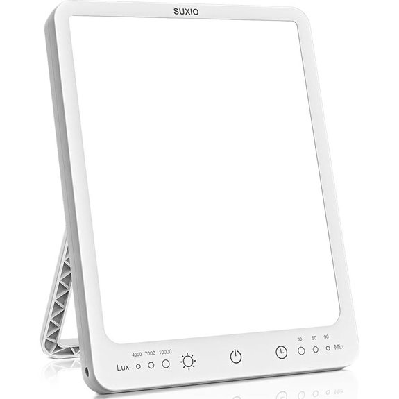 SUXIO Light Therapy Lamp with 10,000 Lux