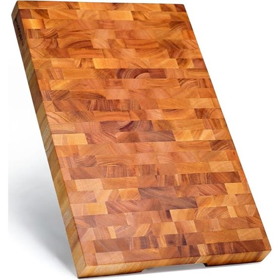 Shumar Mahogany End-Grain Cutting Board 20x13 Inches