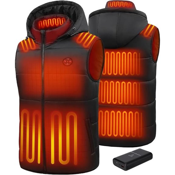 Men Heated Vest with Battery Pack 15-Zone Heating