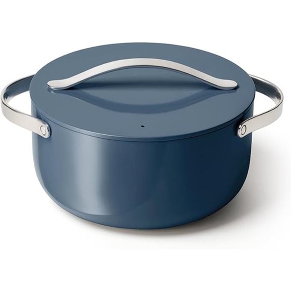 Caraway 6.5 Qt Nonstick Ceramic Dutch Oven Navy