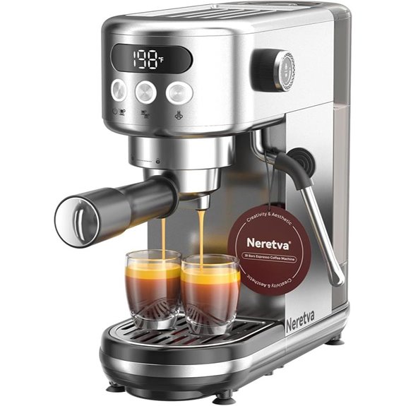 Neretva 20 Bar Espresso Machine with LED Display