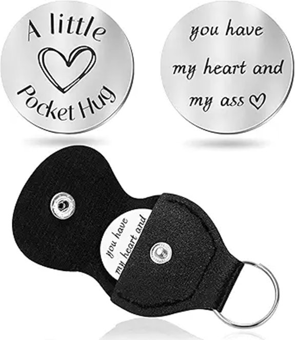 Pocket Hug Keychain for Men and Boyfriend Gifts