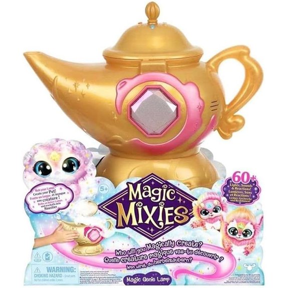 Magic Mixies Genie Lamp with Pink Plush and Sounds