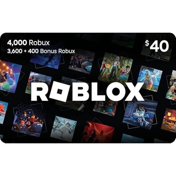 Roblox Digital Gift Card with 4,000 Robux
