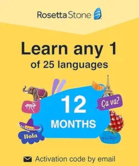 Rosetta Stone Language Learning 12-Month Online Code