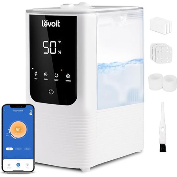 LEVOIT 4.5L Smart Warm/Cool Mist Humidifier