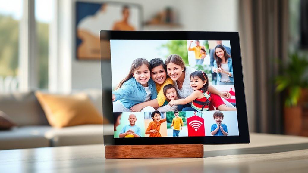 top email enabled digital frames