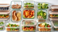 top glass meal container picks