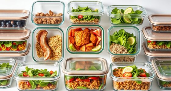 top glass meal container picks