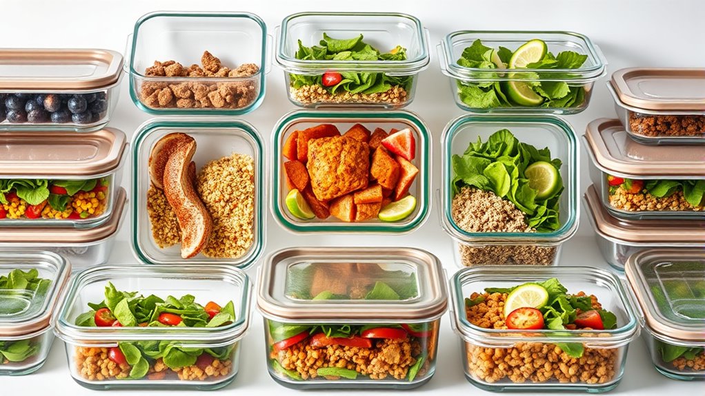 top glass meal container picks