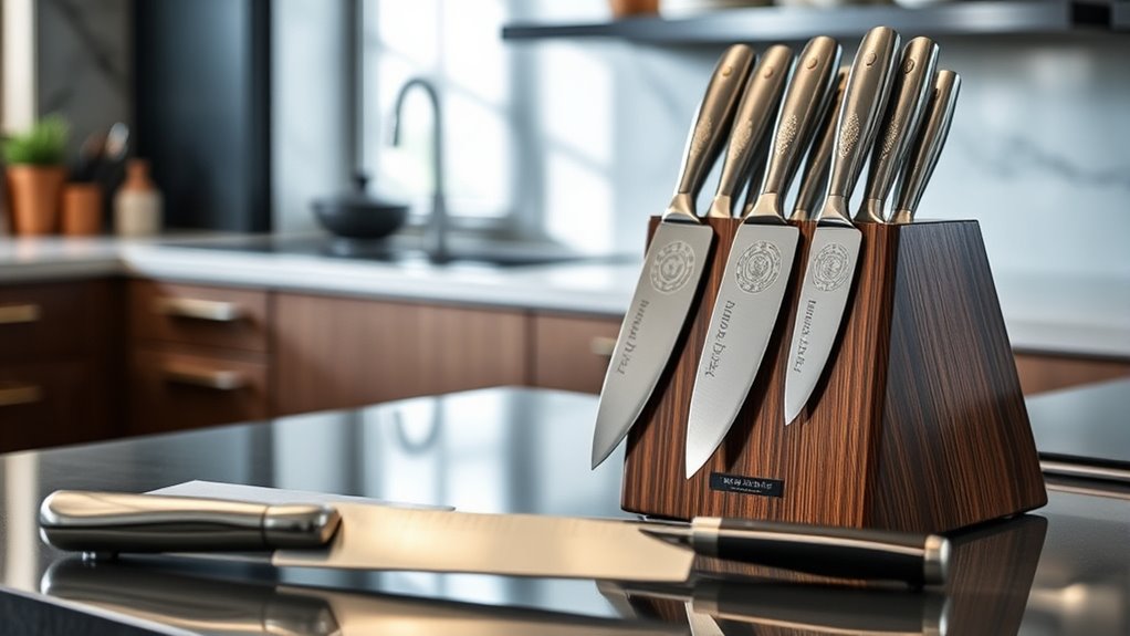 top knife sets with sharpeners