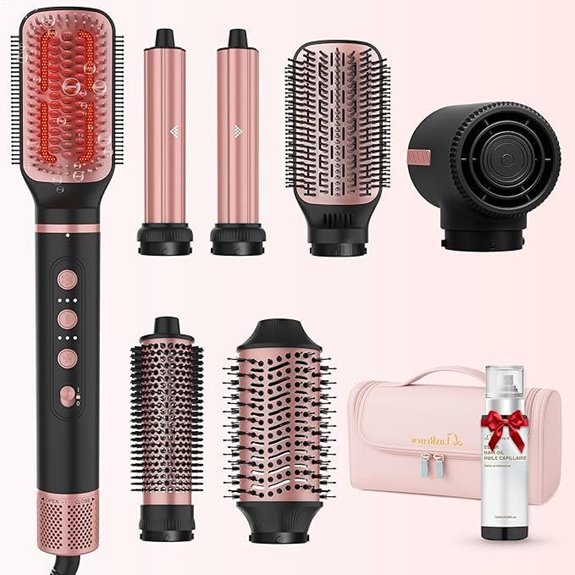 7-in-1 Hair Styling Tool Set with Hot Air Brush