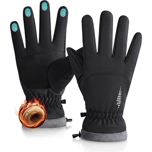 Winter Waterproof Ski Gloves with Touchscreen for Outdoor Sports