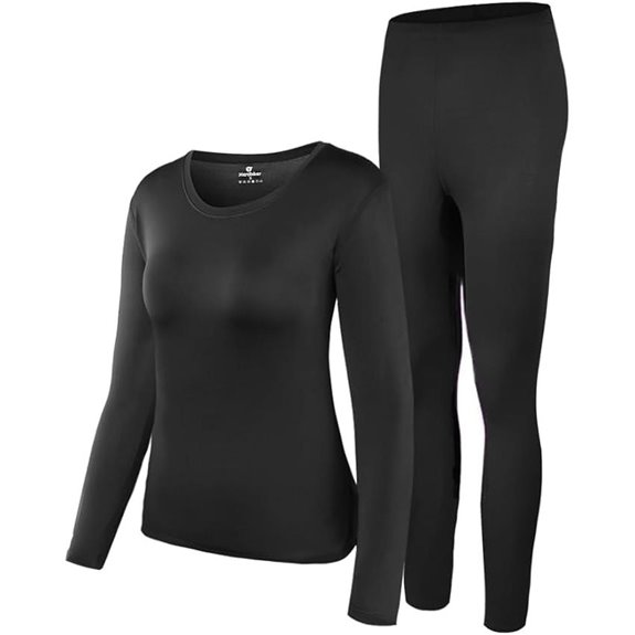 HEROBIKER Women's Thermal Underwear Set Fleece-Lined Warm