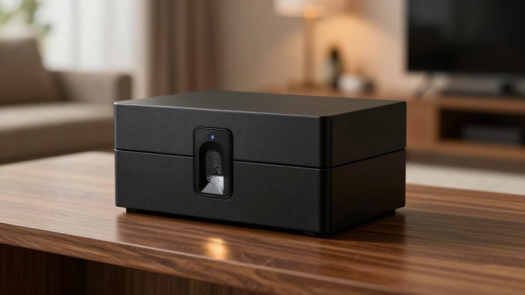 biometric lock box security
