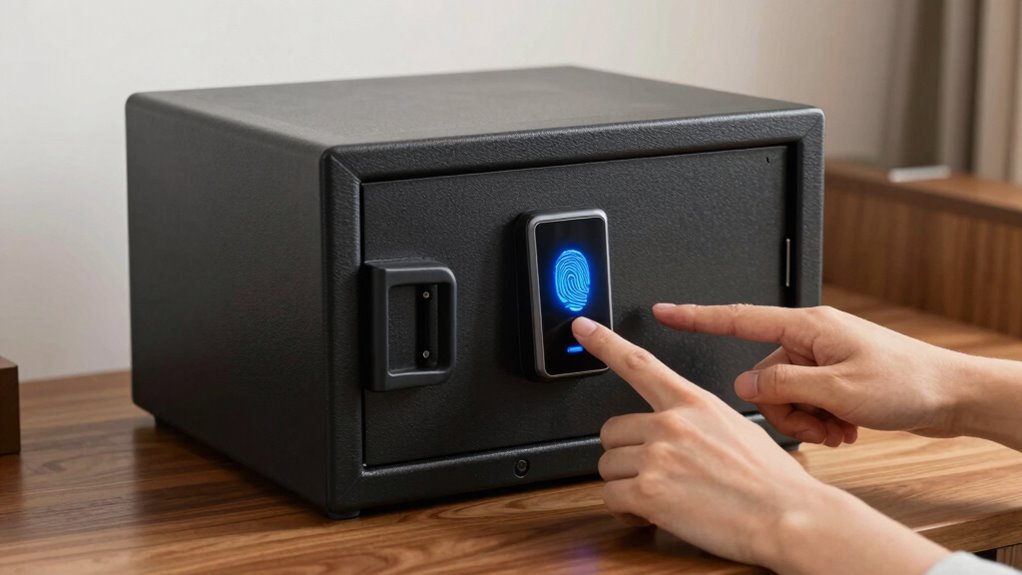 biometric rifle safe security