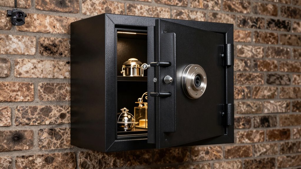 discreet fireproof wall safe