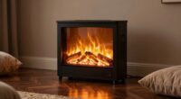 electric fireplace heater security