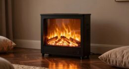 electric fireplace heater security