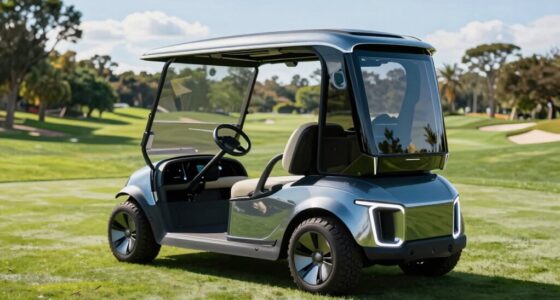 electric golf carts ensure security