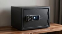 fingerprint activated gun safe