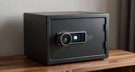 fingerprint activated gun safe