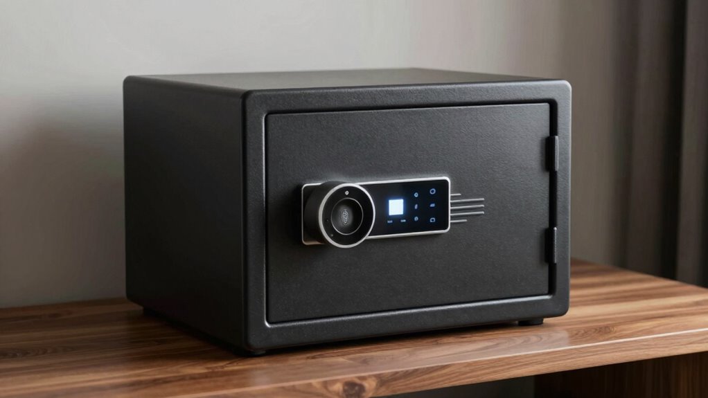 fingerprint activated gun safe