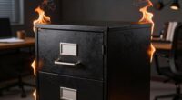 fireproof filing cabinet security
