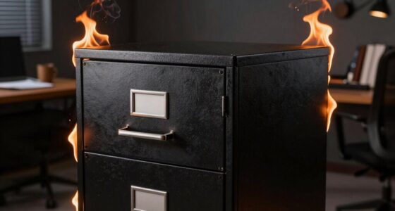 fireproof filing cabinet security