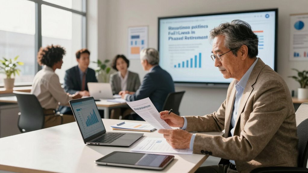 gradual retirement insurance effects