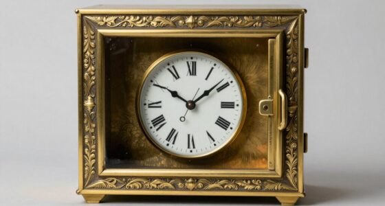 hidden compartment clock safe