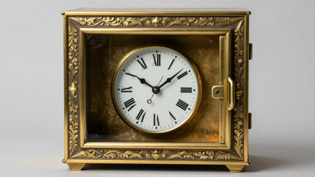 hidden compartment clock safe