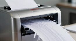 high speed secure document shredder