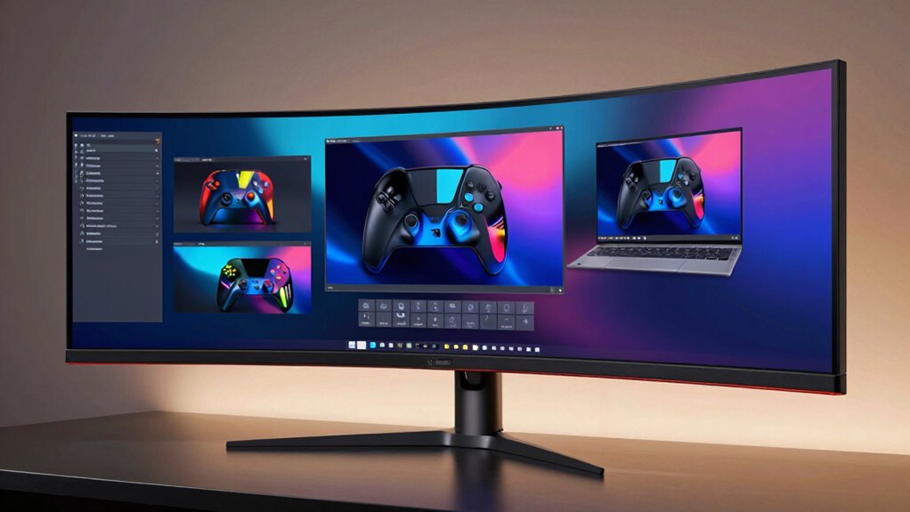 immersive ergonomic versatile display
