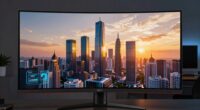 large ultra wide monitor